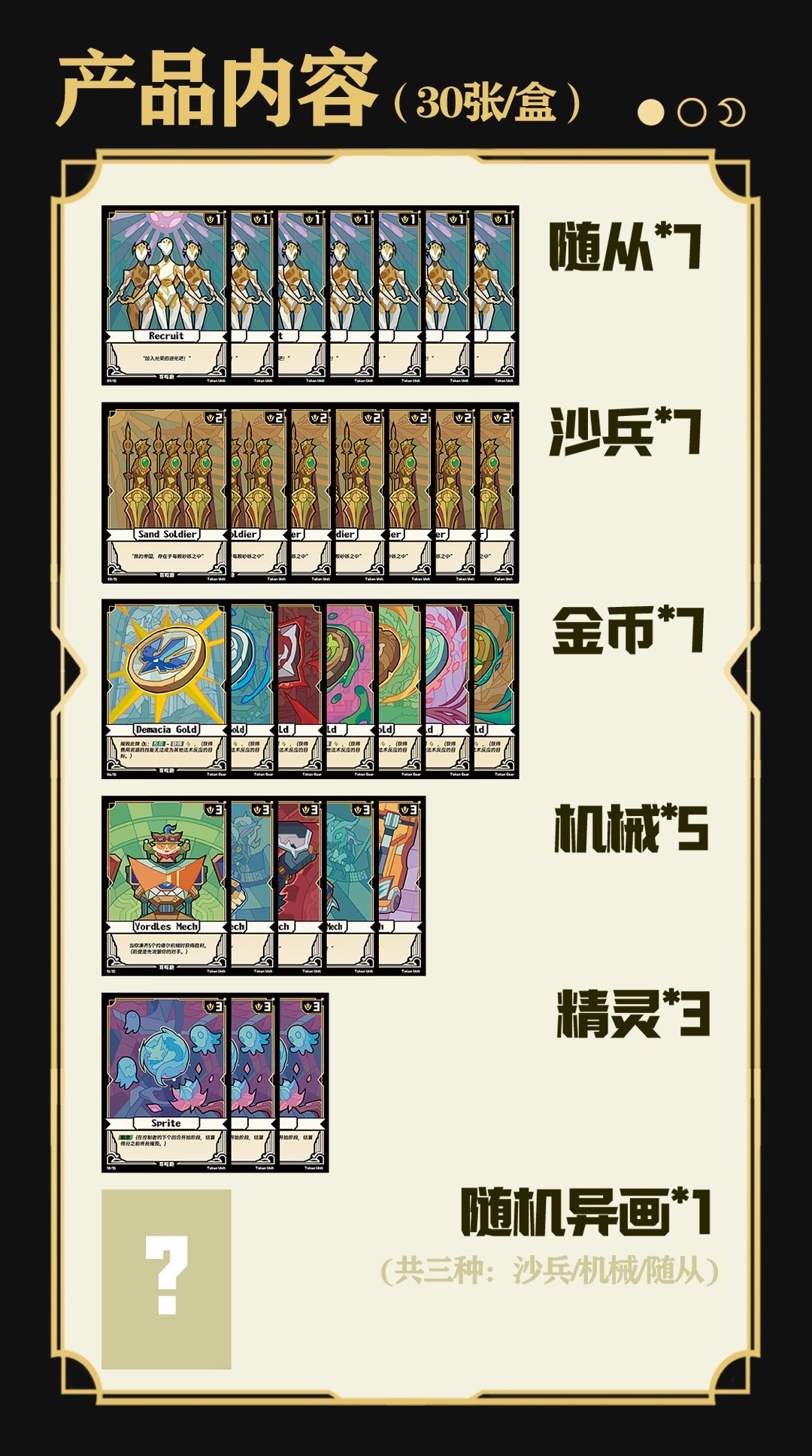 Riftbound Token Pack - Recruit / Sand Soldiers / Mecha / Coins-30pieces
