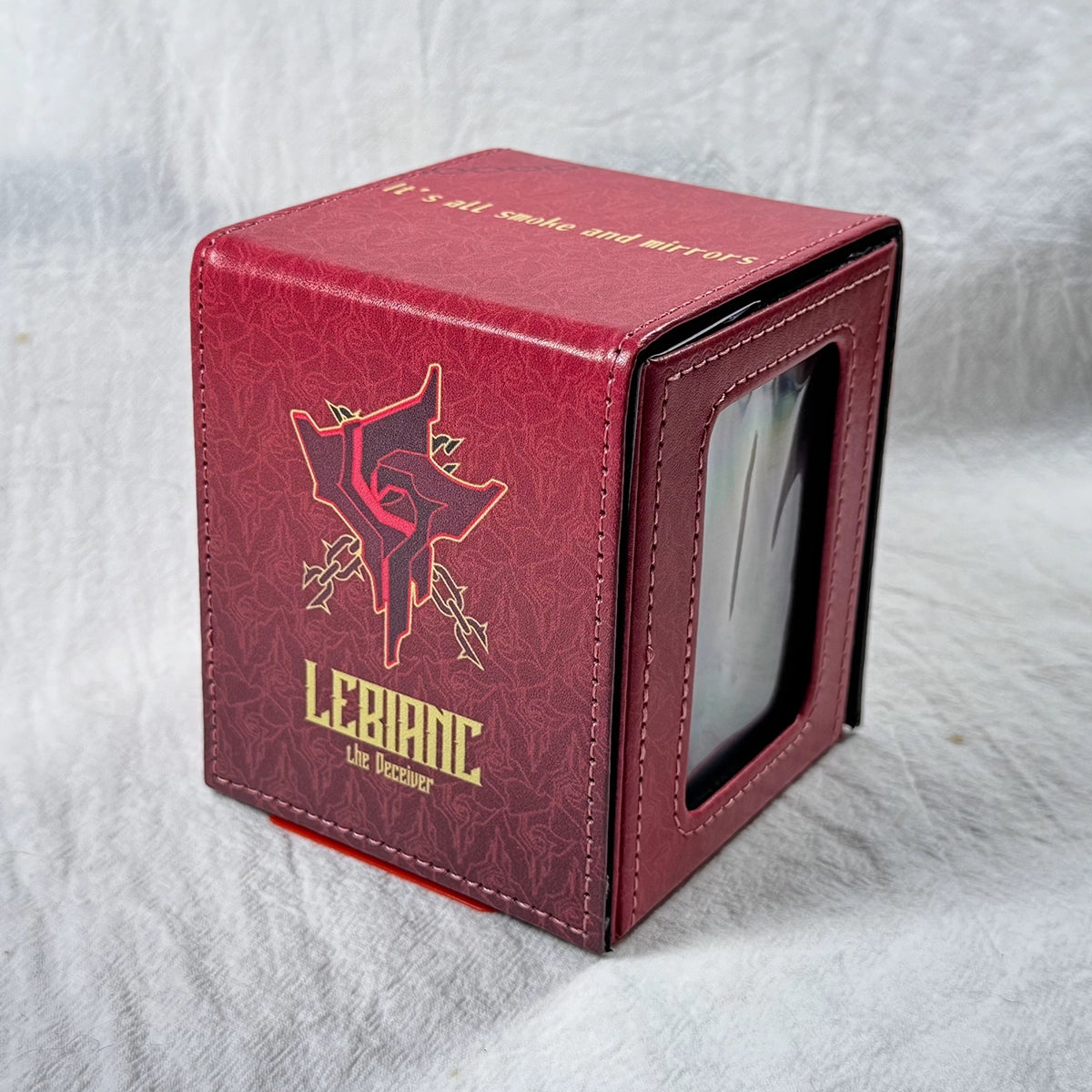 Laogou image: 诡术妖姬/符文战场卡盒诡术妖姬乐芙兰卡盒TCG仿皮盒卡盒英雄联盟卡牌收纳2.webp